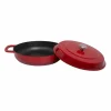 Lav gryte med lokk 28 cm / 5 liter, cherry
