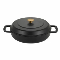 Lav gryte med lokk 28 cm / 5 liter, cherry