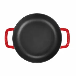 Lav gryte med lokk 28 cm / 5 liter, grønn