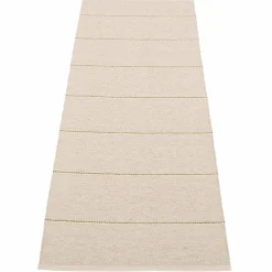 Lea teppe 225 x 70 cm, black/mint/vanilla