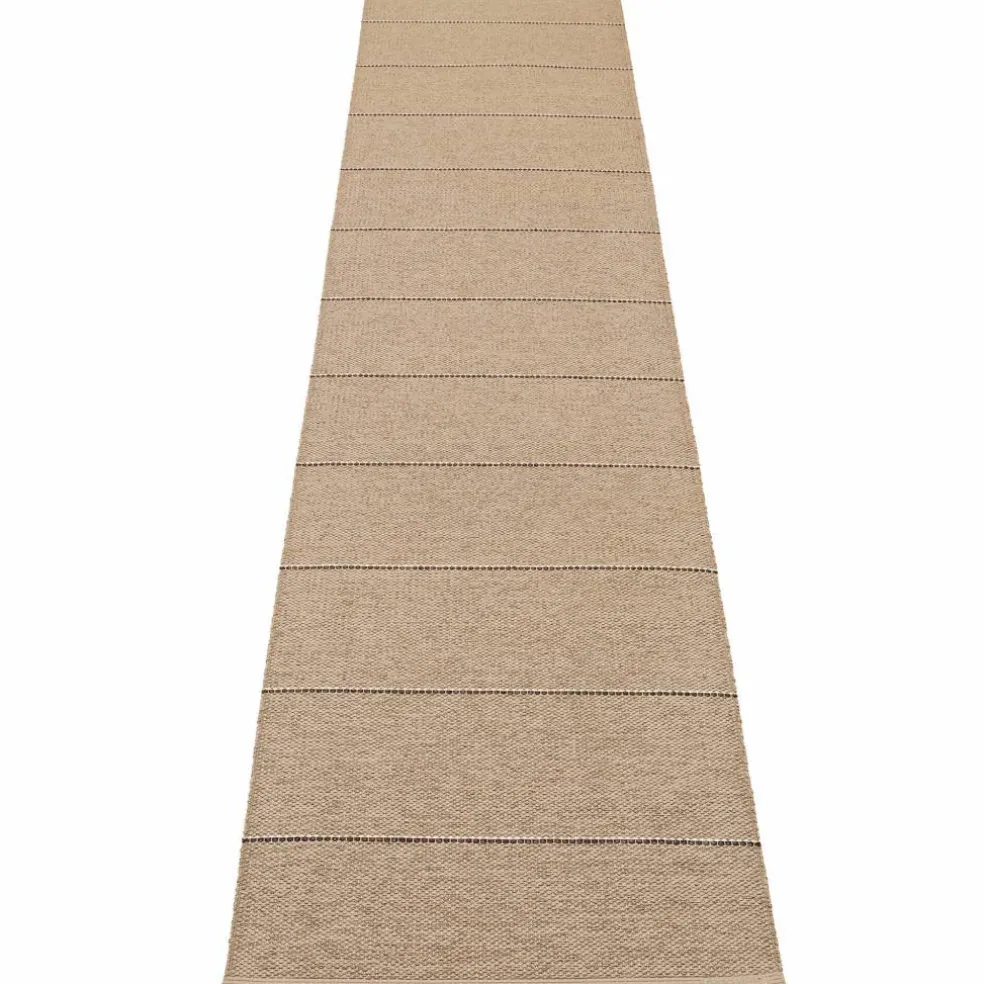 Lea teppe 300 x 70 cm, black/mint/vanilla