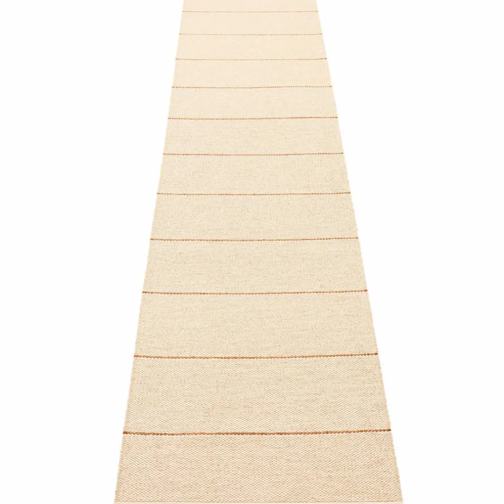 Lea teppe 300 x 70 cm, black/mint/vanilla