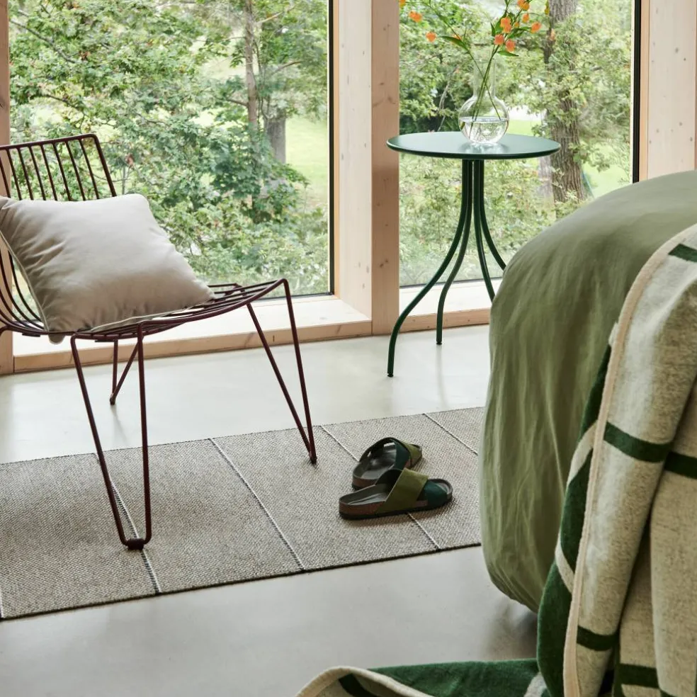 Lea teppe 225 x 70 cm, linen/pine/vanilla