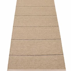 Lea teppe 150 x 70 cm, potato/brown/vanilla