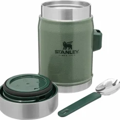Legendary Classic mattermos + spork 0,4 liter, hammertone green