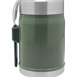 Legendary Classic mattermos + spork 0,4 liter, hammertone green