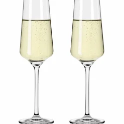 Lichtweiss champagneglass, 2 stk