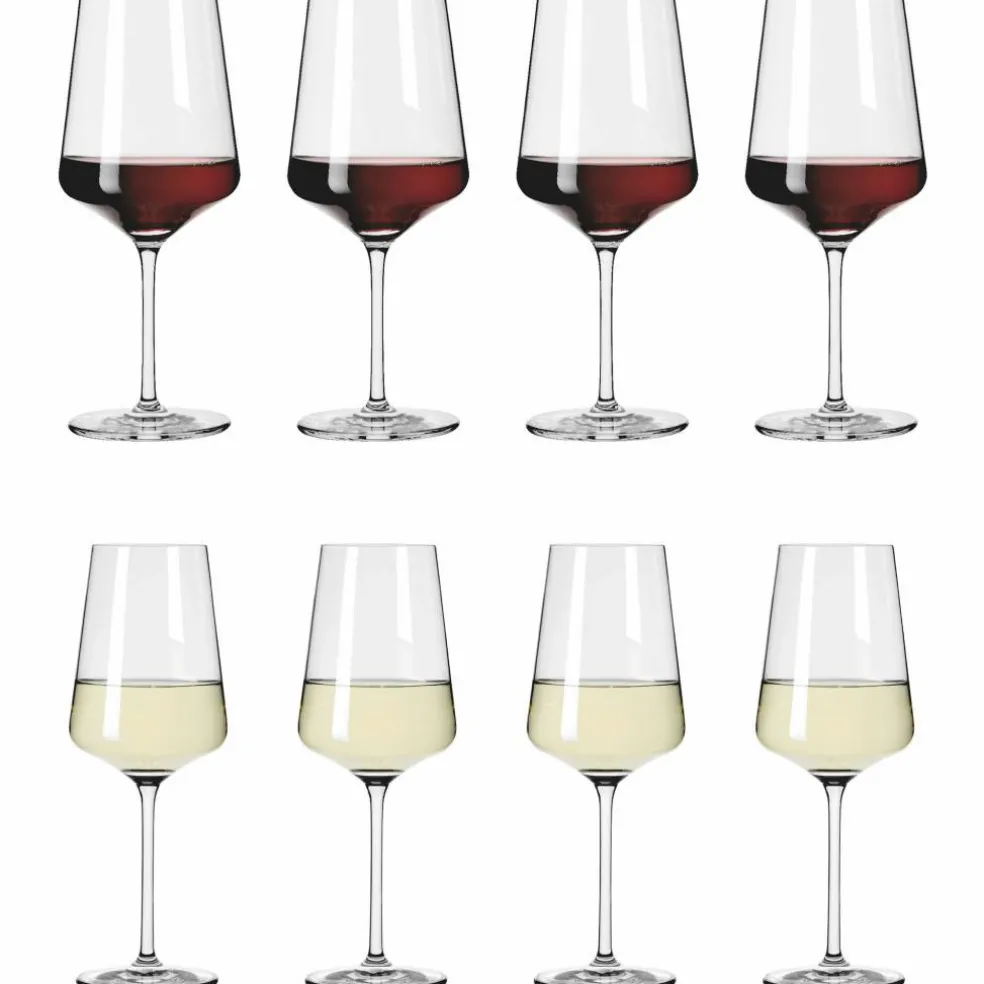 Lichtweiss rødvin/hvitvinsglass, 8-pack