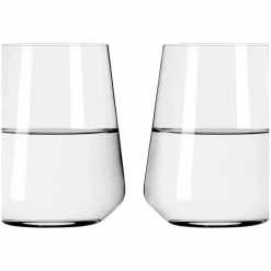 Lichtweiss vannglass, 2 stk