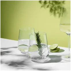 Lichtweiss vannglass, 2 stk