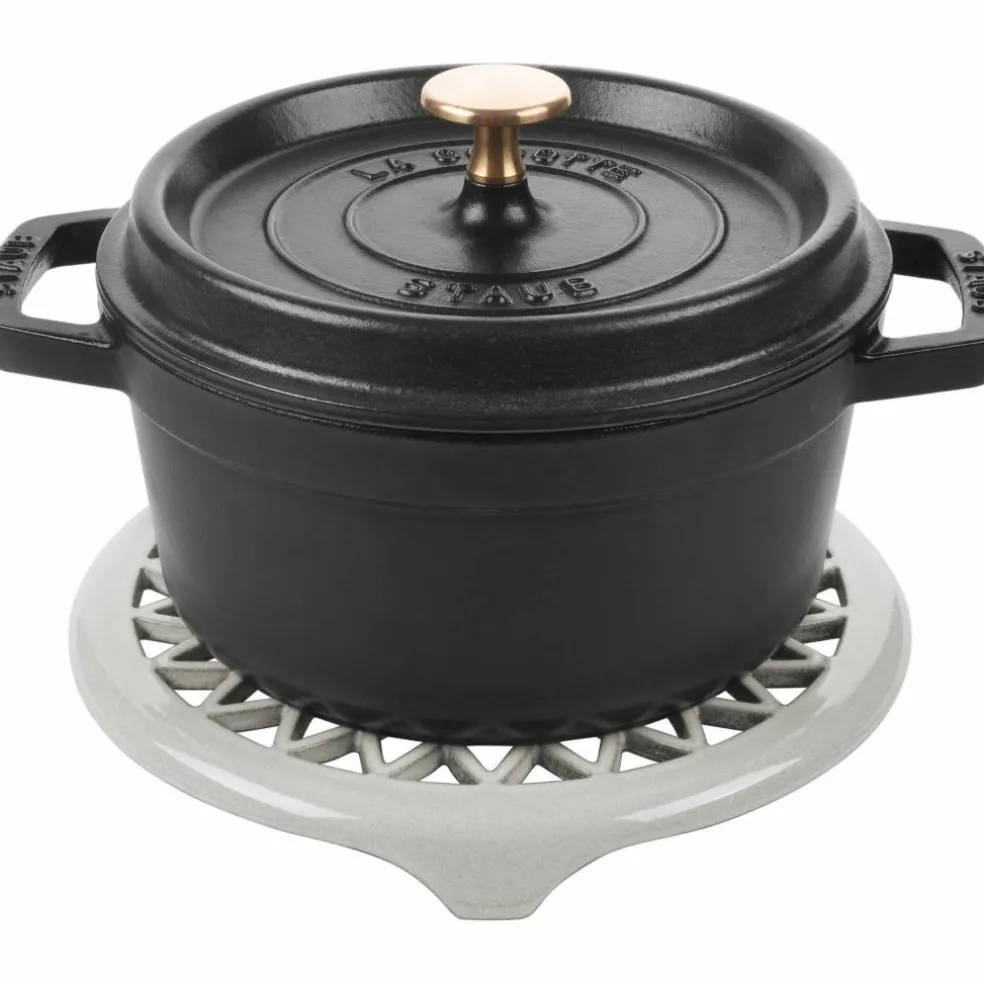 Lilie grytunderlag 23 cm, black