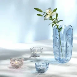 Lily telysholder 7 cm, clear