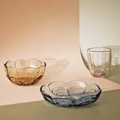 Lily vannglass 32 cl 2 stk, blue iris