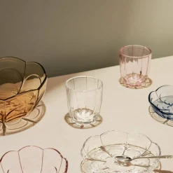 Lily vannglass 32 cl 2 stk, blue iris