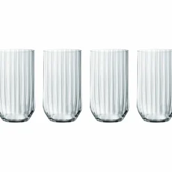 Linear longdrinkglass 4-pakning
