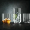 Linear Whisky Tumbler glass 4-pakning