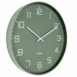 Lofty veggklokke 40 cm, matt hvit