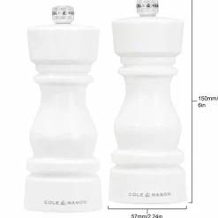London kvernsett 15 cm, svart