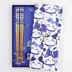 Lucky Cat spisepinnesett 2-pakning