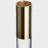 Lumiere lysestake 32 cm, gull/glass