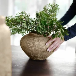 Luna vas 38 cm, beige