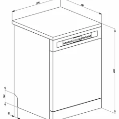 LVS344BQX frittstående oppvaskmaskin 60 cm, rustfritt stål