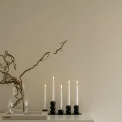 Lykke LED adventslysestake, svart