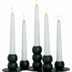 Lykke LED adventslysestake, svart