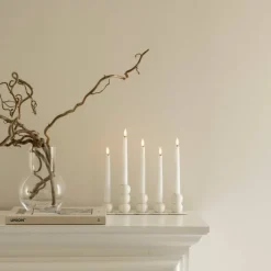 Lykke LED adventslysestake, svart