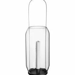 Lykt til kronelys 13 cm. sort