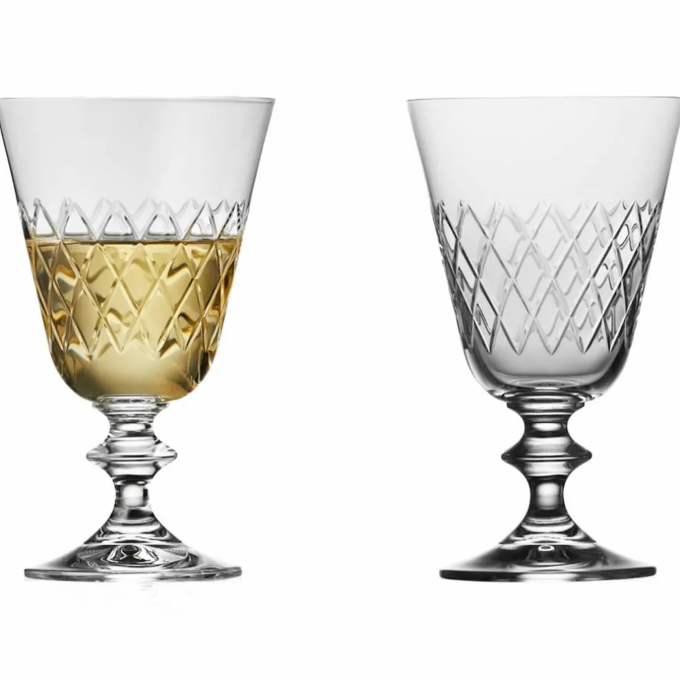 Lyngby Eaton hvitvinsglass 23 cl, 2-pk