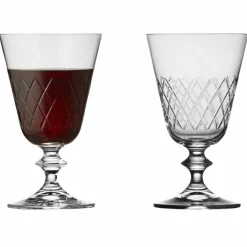 Lyngby Eaton rødvinsglass 26 cl, 2-pk