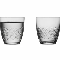 Lyngby Eaton vannglass 30 cl, 2-pakning