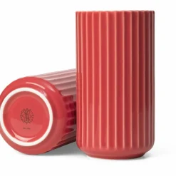 Lyngby vase 15.5 cm, rød