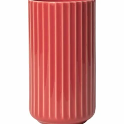 Lyngby vase 15.5 cm, rød