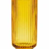 Lyngbyvasen 15 cm., glass - amber