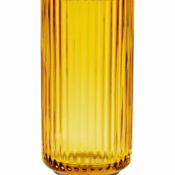 Lyngbyvasen 15 cm., glass - amber