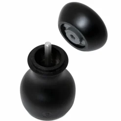 Lyon salt- og pepperkvernsett 10 cm, svart