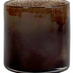 Lyric telysglass, dark brown, small