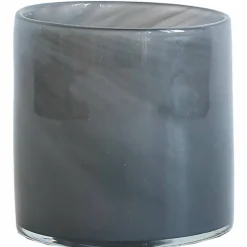 Lyric telysglass, dark grey, large