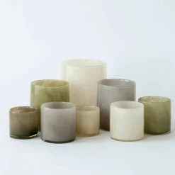 Lyric telysglass, warm grey, medium