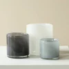 Lyric telysholdere, 3 stk, white/blue/grey