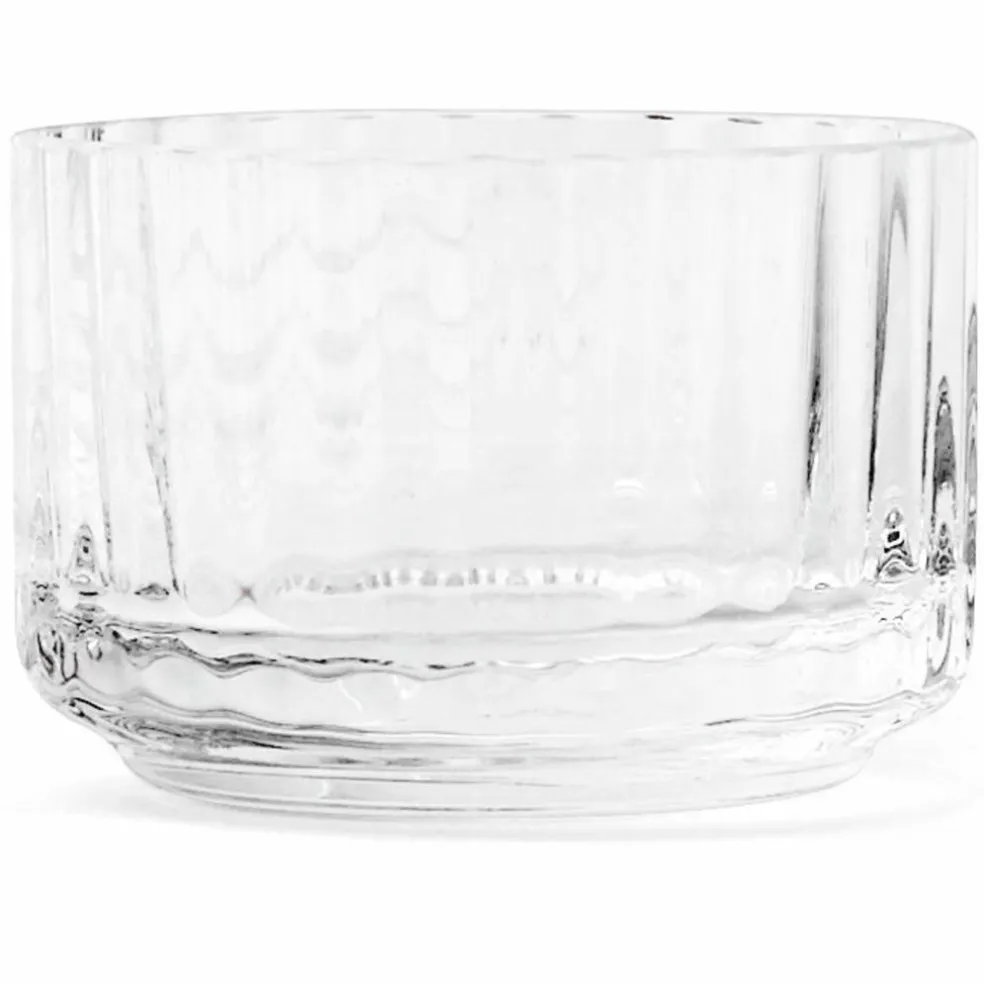Lysestake, glass liten, klar