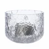 Lyslykt 6 cm, mønstret glass
