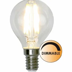Lyspære LED 351-23 Filament Space Klar 5W Dimbar E14
