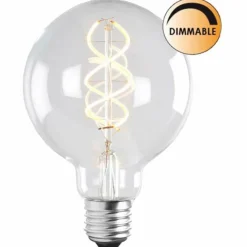 Lyspære LED Soft Filament Dimbar Klar 100 mm