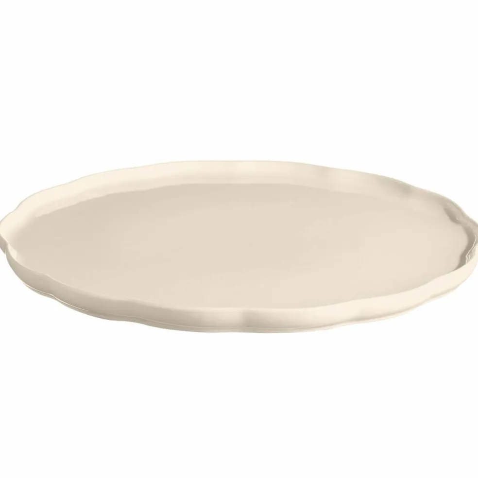 Madeleine Serveringsfat rund, cream