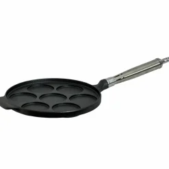 Maestro støpejernspanne 25 cm – for små pannekaker