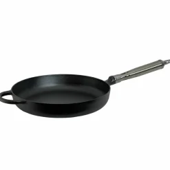 Maestro støpejernspanne 18 cm med skrå kant