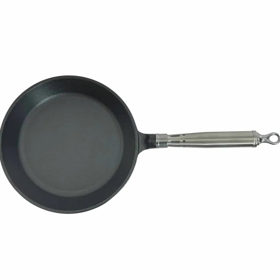 Maestro støpejernsstekepanne med rundet kant, 24 cm